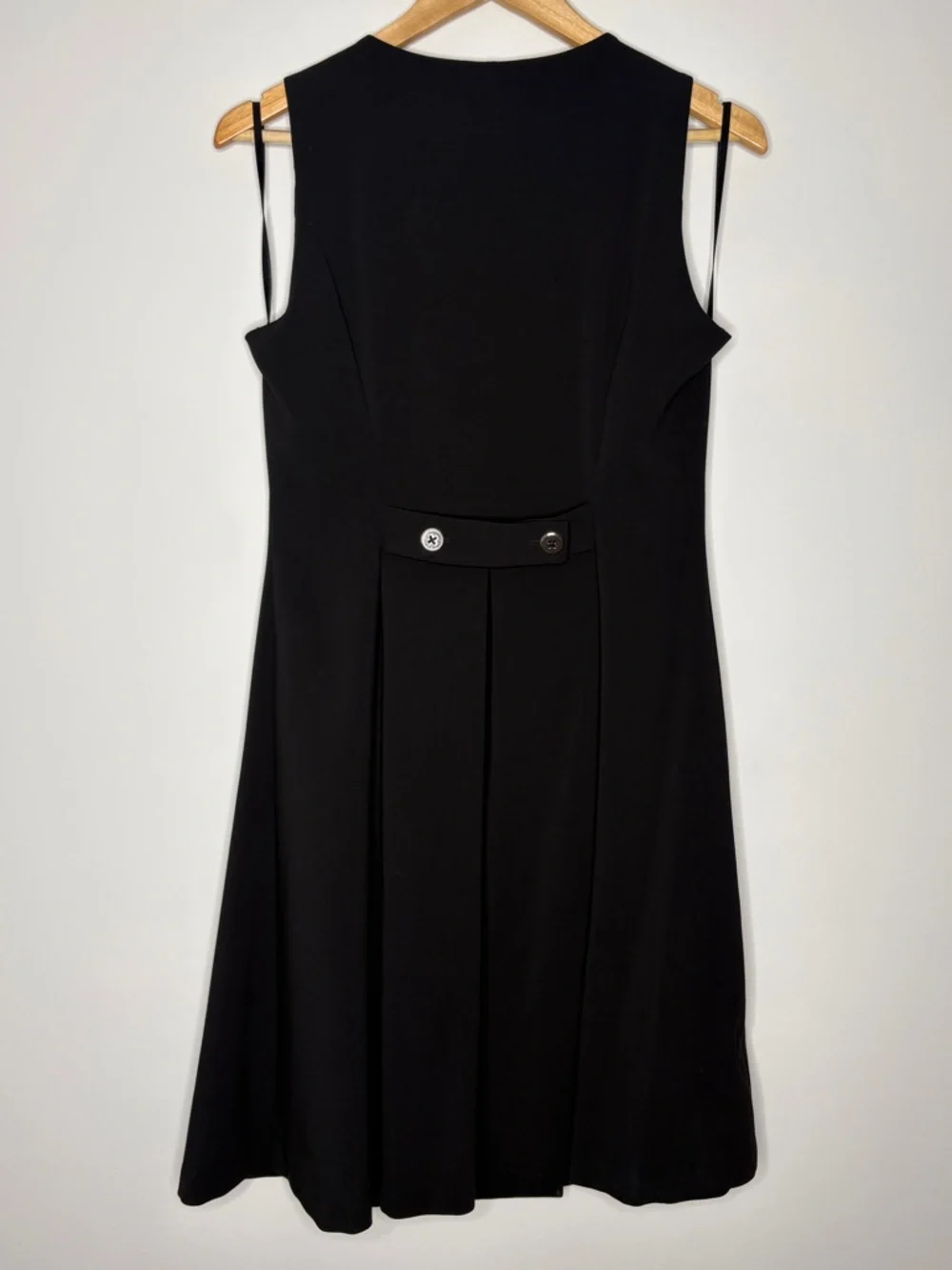 White House Black Market Sleeveless Double-Breasted A-Line Dress - Picture 3 of 6